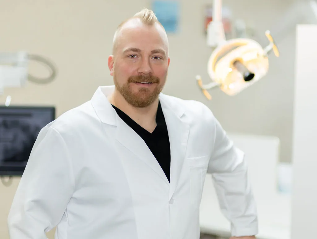 Dr. Charles Ryan Cox in a treatment room